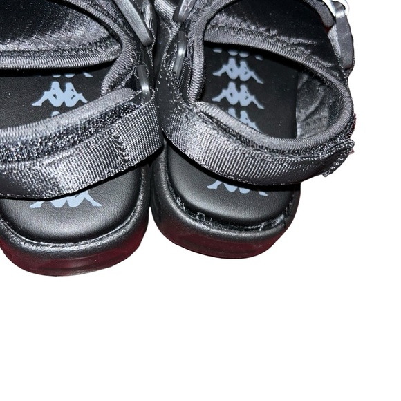 Kappa 222 Banda Mitel 2 Sandals black unisex child kid sandals size 10 - Picture 3 of 4